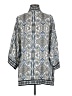 Max Studio 100% Polyester Paisley Blue Gray Kimono Size M - photo 2