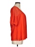 Sunday in Brooklyn Orange Short Sleeve Blouse Size M - photo 4