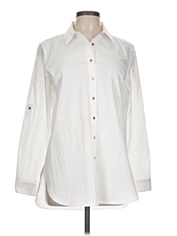 Calvin Klein Long Sleeve Button-Down Shirt (view 1)