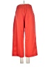 Crosby 100% Polyester Solid Red Casual Pants Size S - photo 2