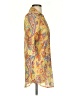 Fab'rik 100% Polyester Paisley Yellow 3/4 Sleeve Blouse Size S - photo 4