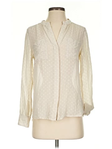Broadway & Broome Long Sleeve Silk Top (view 1)