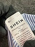 Shein 100% Polyester Checkered-gingham Blue Casual Dress Size S - photo 8