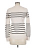 J.Crew Factory Store 100% Cotton Stripes Ivory Pullover Sweater Size M - photo 2