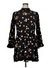 POPSUGAR 100% Rayon Floral Black Casual Dress Size XL - photo 1