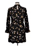 POPSUGAR 100% Rayon Floral Black Casual Dress Size XL - photo 2