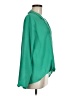 Gibson 100% Polyester Green Long Sleeve Blouse Size M - photo 4