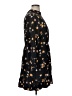 POPSUGAR 100% Rayon Floral Black Casual Dress Size XL - photo 4