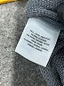 Deletta Metallic Silver 3/4 Sleeve Blouse Size S - photo 8