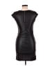 Bebop Solid Black Casual Dress Size L - photo 2