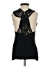 Maje 100% Polyester Black Sleeveless Top Size Sm (1) - photo 2