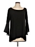 Roz & Ali Black 3/4 Sleeve Blouse Size L - photo 1