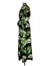 ThirdLove 100% Polyester Tropical Green Casual Dress Size L - photo 5