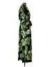 ThirdLove 100% Polyester Tropical Green Casual Dress Size L - photo 4