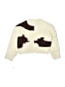 Zara Animal Print Ivory Pullover Sweater Size 6 - 7 - photo 1