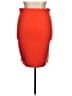 Express Solid Orange Casual Skirt Size XL - photo 2