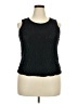 Notations 100% Polyester Black Sleeveless Blouse Size 1X - photo 1