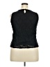 Notations 100% Polyester Black Sleeveless Blouse Size 1X - photo 2