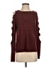 TOBI 100% Acrylic Burgundy Pullover Sweater Size S - photo 1