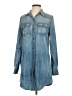 Current/Elliott Blue Long Sleeve Button-Down Shirt Size Sm (1) - photo 1