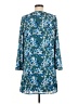 Unbranded Print Teal Casual Dress Size M (estimated) - photo 2