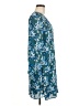 Unbranded Print Teal Casual Dress Size M (estimated) - photo 4