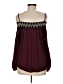 Persaya 100% Polyester Burgundy Long Sleeve Blouse Size M - photo 2