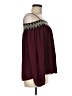 Persaya 100% Polyester Burgundy Long Sleeve Blouse Size M - photo 4