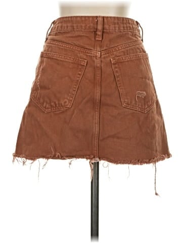 We the Free Denim Skirt (view 2)