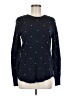 Ann Taylor LOFT Polka Dots Blue Pullover Sweater Size M - photo 1