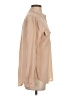 Equipment Color Block Tan Long Sleeve Blouse Size S - photo 4