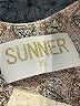 Sunner 100% Silk Paisley Tan Gray Casual Dress Size XS - photo 7