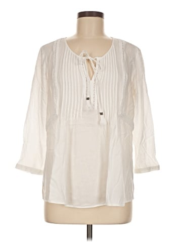Pale Sky 3/4 Sleeve Blouse (view 1)