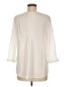 Pale Sky 100% Rayon Ivory 3/4 Sleeve Blouse Size M - photo 2