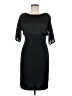 AGB 100% Polyester Solid Black Cocktail Dress Size 6 - photo 1