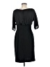 AGB 100% Polyester Solid Black Cocktail Dress Size 6 - photo 2