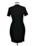 APRICOT Solid Black Cocktail Dress Size M - photo 2