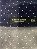 Shein Curve 100% Polyester Polka Dots Blue 3/4 Sleeve Blouse Size 16 Plus (2) - photo 7