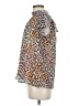 Sugar Lips 100% Polyester Animal Print Brown Sleeveless Blouse Size M - photo 5