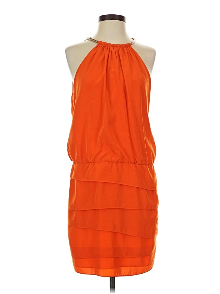 Pre-owned Laundry By Shelli Segal Cocktail Dress In Orange