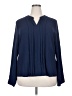 Blooming Jelly Blue Long Sleeve Polo Size XXL - photo 1