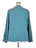 Blooming Jelly Teal Long Sleeve Polo Size XXL - photo 2