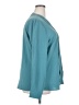 Blooming Jelly Teal Long Sleeve Polo Size XXL - photo 4