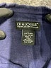 Dialogue Blue 3/4 Sleeve Button-Down Shirt Size L - photo 7