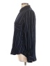 William Rast Stripes Black Long Sleeve Blouse Size L - photo 5
