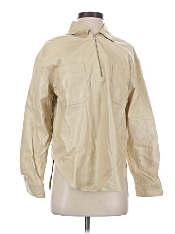 Saylor Faux Leather Top (view 1)