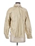 Saylor Tan Faux Leather Top Size S - photo 1