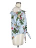 Truth NYC 100% Cotton Blue 3/4 Sleeve Blouse Size M - photo 4
