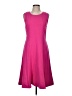 Talbots Solid Pink Casual Dress Size 8 - photo 1
