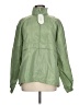 Assorted Brands 100% Polyester Solid Green Windbreaker Size Lg - XL - photo 1